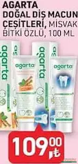 AGARTA DOĞAL DİŞ MACUNU ÇEŞİTLERİ 100 ML AGARTA DOĞAL DİŞ MACUNU ÇEŞİTLERİ 100 ML